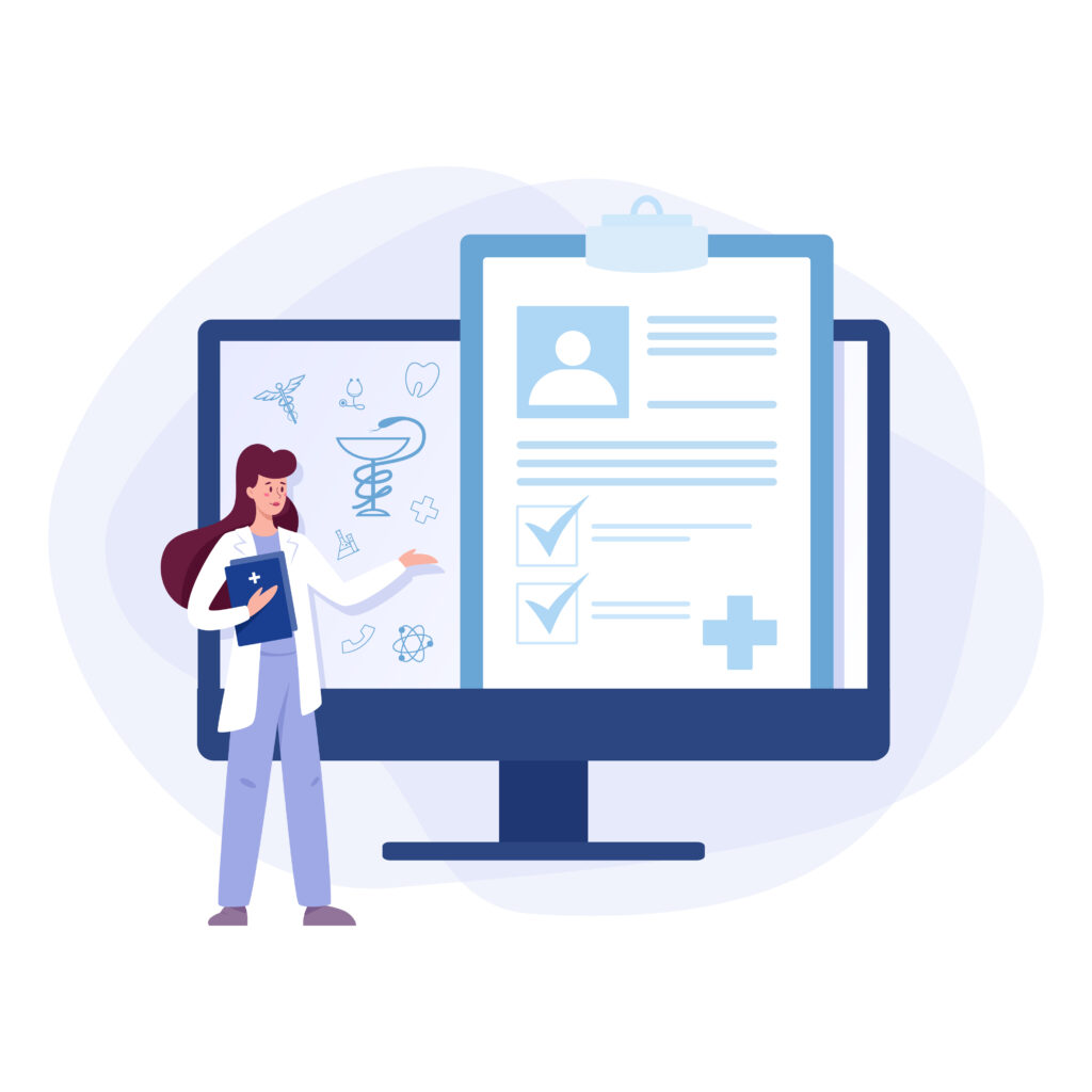 AI-enabled electronic health records (EHR) management